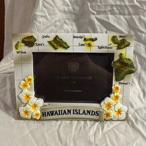 Hawaiian Islands Resin 3D 4” x 6” Photo Frame